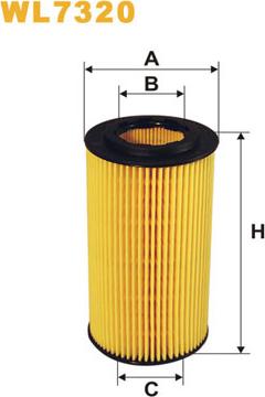 WIX Filters WL7320 - Oil Filter www.autospares.lv