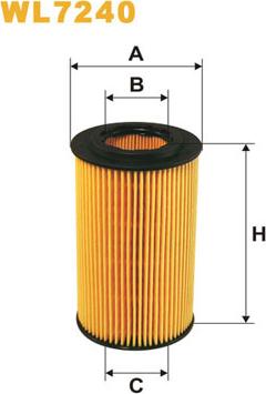 WIX Filters WL7240 - Eļļas filtrs autospares.lv