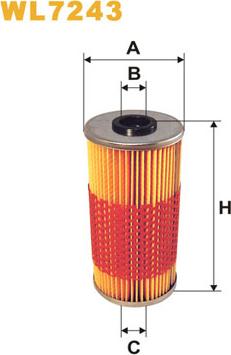 WIX Filters WL7243 - Eļļas filtrs www.autospares.lv