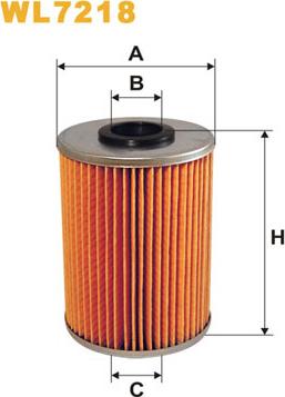 WIX Filters WL7218 - Eļļas filtrs www.autospares.lv