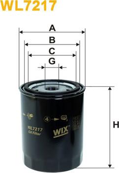 WIX Filters WL7217 - Oil Filter www.autospares.lv