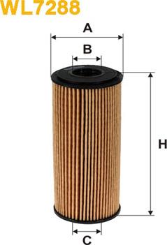 WIX Filters WL7288 - Eļļas filtrs www.autospares.lv