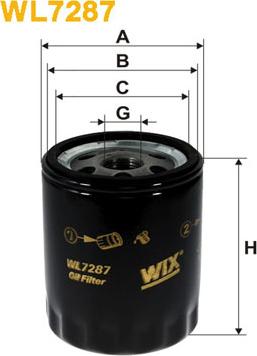 WIX Filters WL7287 - Oil Filter www.autospares.lv