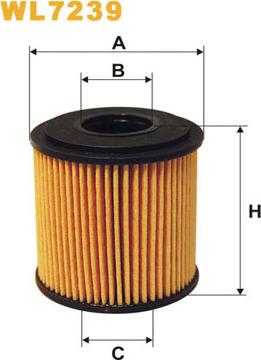 WIX Filters WL7239 - Масляный фильтр www.autospares.lv