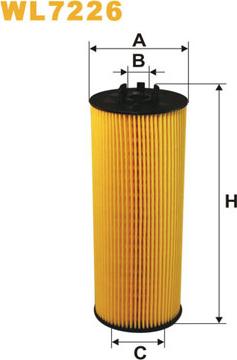 WIX Filters WL7226 - Масляный фильтр www.autospares.lv