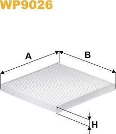 WIX Filters WP9026 - Filter, interior air www.autospares.lv