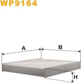 WIX Filters WP9164 - Filter, interior air www.autospares.lv