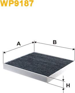 WIX Filters WP9187 - Filtrs, Salona telpas gaiss autospares.lv