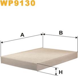 WIX Filters WP9130 - Filter, interior air www.autospares.lv