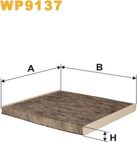 WIX Filters WP9137 - Filter, interior air www.autospares.lv