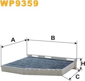 WIX Filters WP9359 - Filter, interior air www.autospares.lv