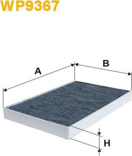 WIX Filters WP9367 - Filtrs, Salona telpas gaiss autospares.lv