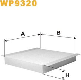 WIX Filters WP9320 - Filter, interior air www.autospares.lv