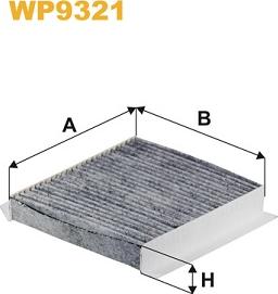 WIX Filters WP9321 - Filter, interior air www.autospares.lv