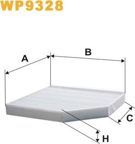 WIX Filters WP9328 - Filter, interior air www.autospares.lv