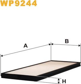 WIX Filters WP9244 - Filter, interior air www.autospares.lv