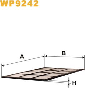 WIX Filters WP9242 - Filtrs, Salona telpas gaiss autospares.lv