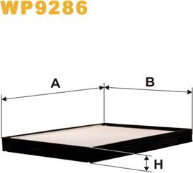 WIX Filters WP9286 - Filter, interior air www.autospares.lv