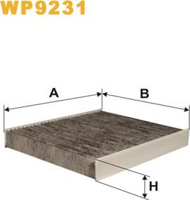 WIX Filters WP9231 - Filter, interior air www.autospares.lv