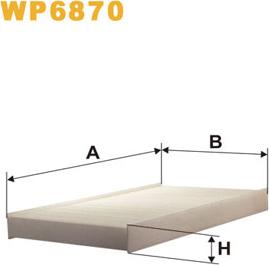 WIX Filters WP6870 - Filter, interior air www.autospares.lv