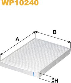 WIX Filters WP10240 - Filter, interior air www.autospares.lv