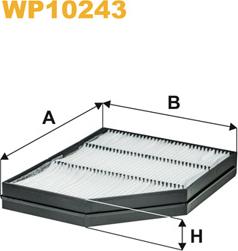 WIX Filters WP10243 - Filter, interior air www.autospares.lv