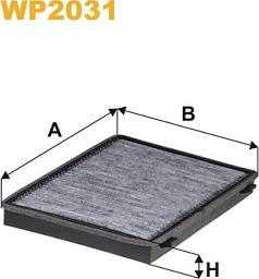 WIX Filters WP2031 - Filtrs, Salona telpas gaiss www.autospares.lv