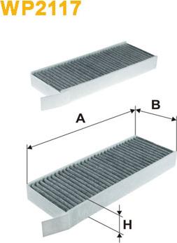 WIX Filters WP2117 - Filtrs, Salona telpas gaiss www.autospares.lv