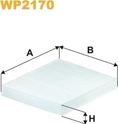 WIX Filters WP2170 - Filter, interior air www.autospares.lv