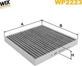 WIX Filters WP2223 - Filtrs, Salona telpas gaiss www.autospares.lv