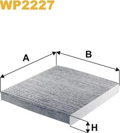 WIX Filters WP2227 - Filter, interior air www.autospares.lv