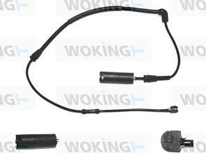 Woking 001073 - Warning Contact, brake pad wear www.autospares.lv