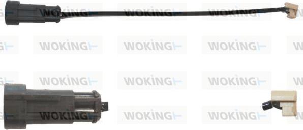 Woking 001134 - Warning Contact, brake pad wear www.autospares.lv