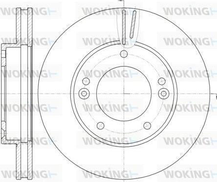 Woking D6992.10 - Bremžu diski www.autospares.lv