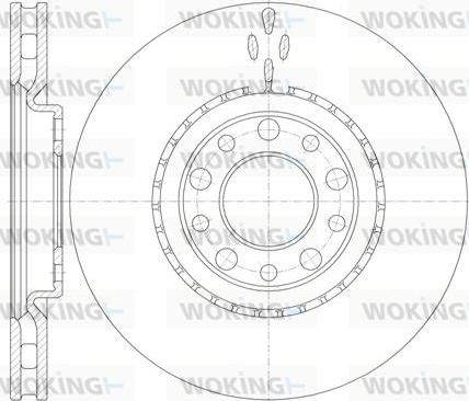 Woking D6964.10 - Bremžu diski www.autospares.lv