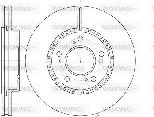 Woking D6938.10 - Bremžu diski www.autospares.lv