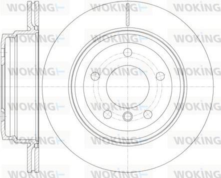 Woking D6977.10 - Bremžu diski autospares.lv