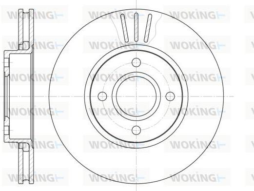 Woking D6469.10 - Bremžu diski www.autospares.lv