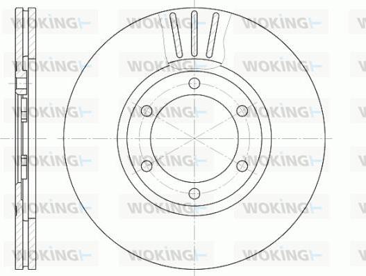 Kager 37-0725 - Bremžu diski www.autospares.lv