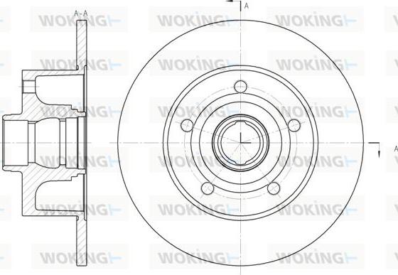 Woking D6431.00 - Bremžu diski www.autospares.lv