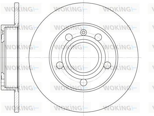 Woking D6429.00 - Тормозной диск www.autospares.lv