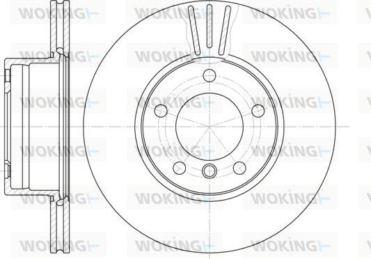 Woking D6514.10 - Bremžu diski www.autospares.lv