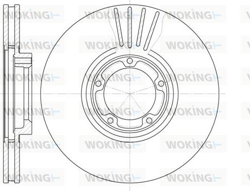 Woking D6518.10 - Bremžu diski www.autospares.lv