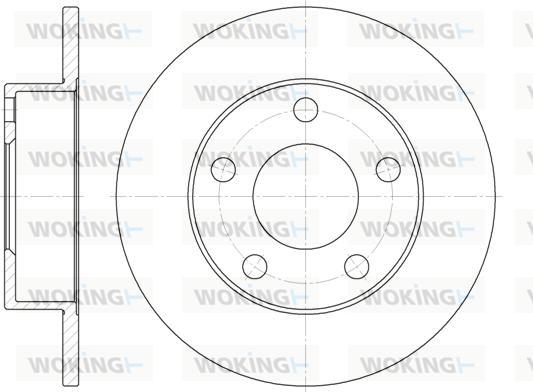 Woking D6513.00 - Bremžu diski www.autospares.lv