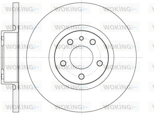 Woking D6512.00 - Bremžu diski www.autospares.lv