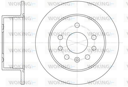 Woking D6532.00 - Bremžu diski www.autospares.lv