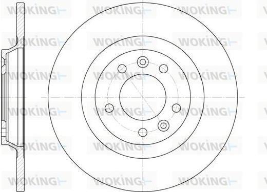 Woking D6690.00 - Bremžu diski autospares.lv