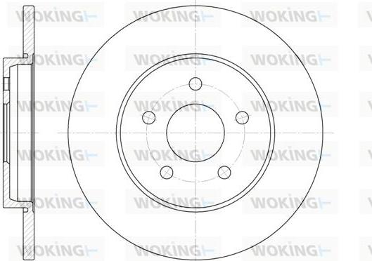 BOSCH 0 986 479 B65 - Bremžu diski autospares.lv