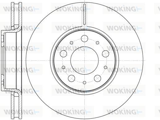 Woking D6619.10 - Bremžu diski www.autospares.lv