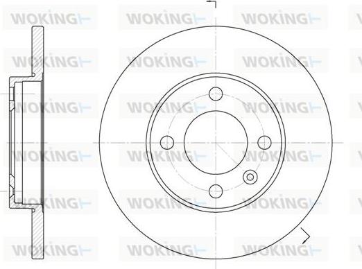 Woking D6088.01 - Bremžu diski www.autospares.lv